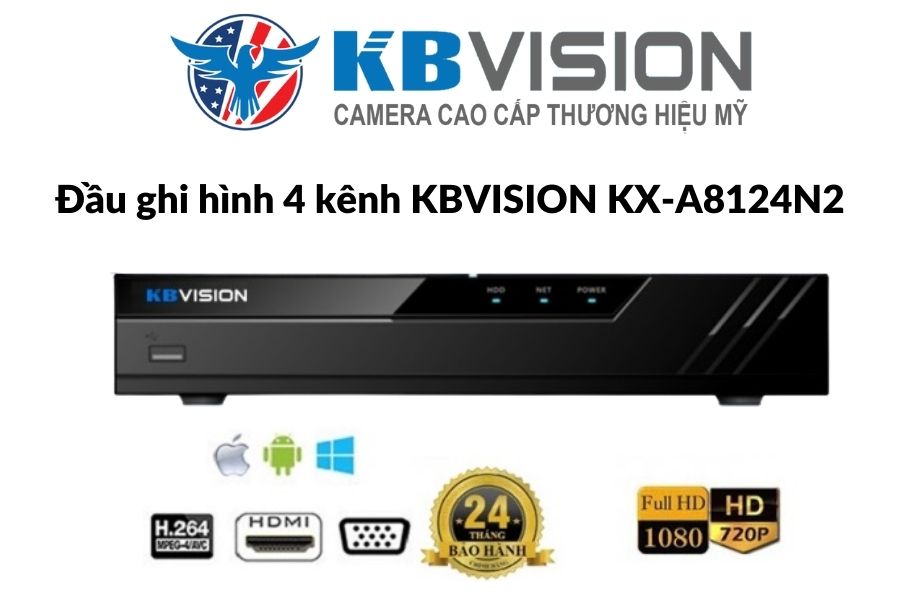 Đầu ghi hình 4 kênh KBVISION