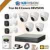 Trọn bộ 8 camera KBVision